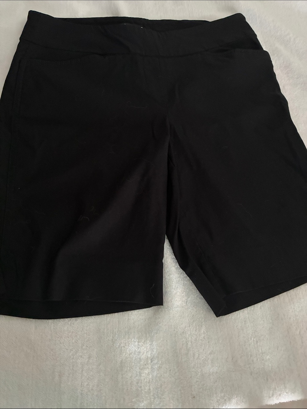 Hilary Radley Black High-Rise Bike Shorts